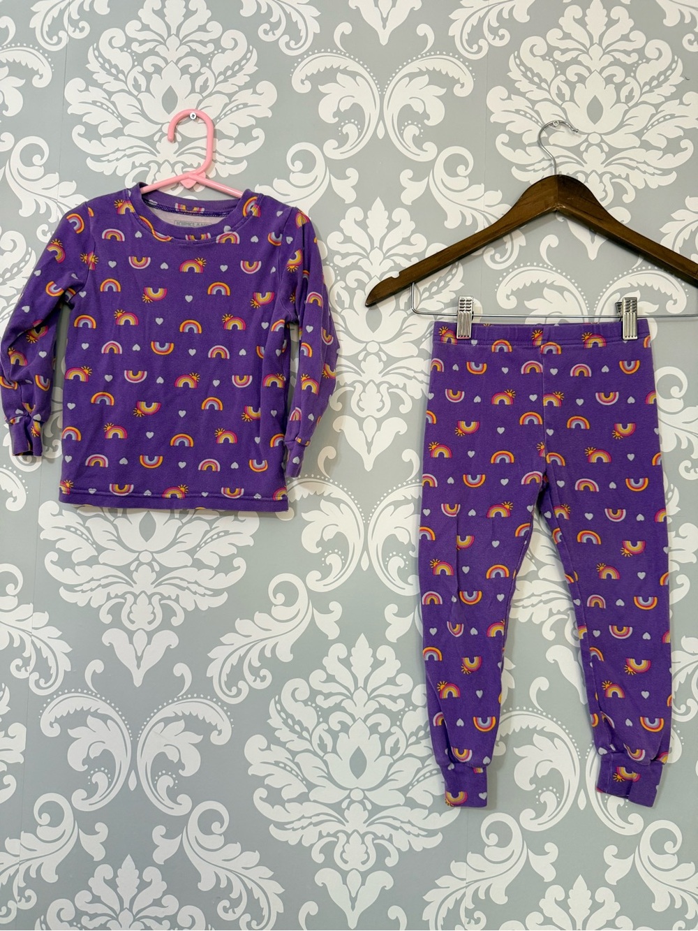 💫10/$25 • Kirkland Rainbow Print 2 Piece Cotton PJ Set